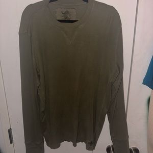 loose dark green long sleeve